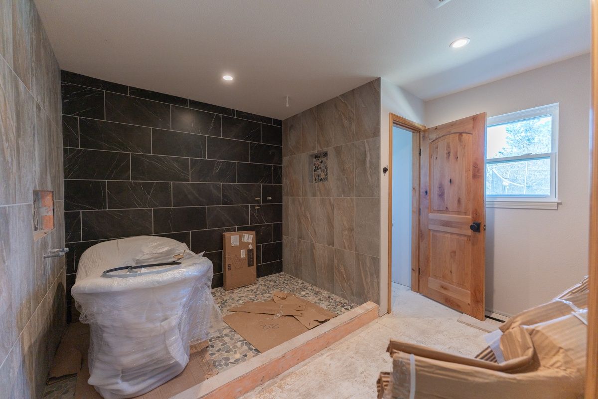 Poplar fire rebuild — walls and framing construction
